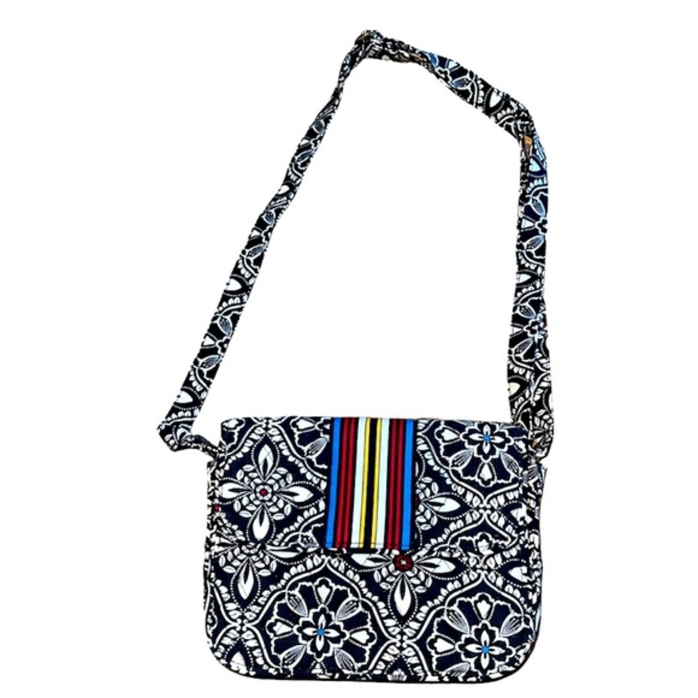 Vera Bradley Crossbody Messenger Bag Barcelona Retired Pattern quilted bag